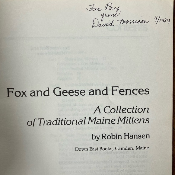 Robin Hansen Maine Mittens Knitting Book - Picture 5 of 8